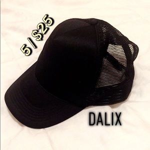 NWOT Black Trucker Hat